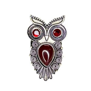 Vtg Retro Owl Ring